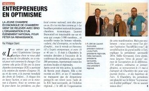 2016 02 23 - Eco des savoie - Article conference des présidents 2016